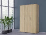 Ντουλάπα Wilson 3D τρίφυλλη-Wenge