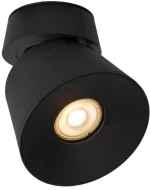 Lucide TRIGONO - Ceiling spotlight - Ø 10,5 cm - 1xGU10 - Black - 09935/01/30