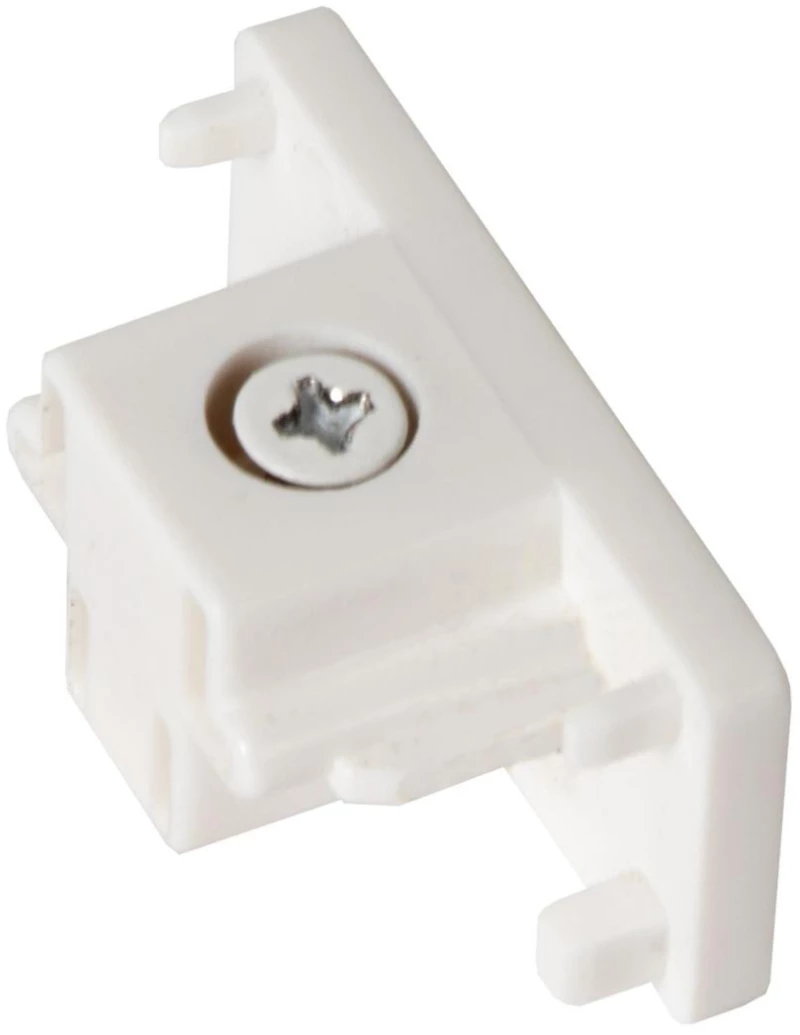 Lucide TRACK End cap - 1-circuit Track lighting system - Set of 2 - White (Extension) - 09950/10/31