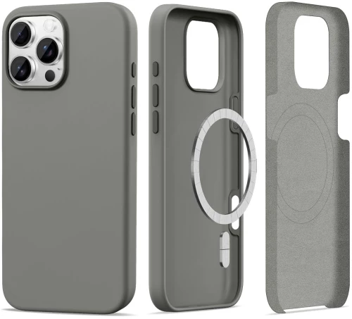 Tech-Protect Θήκη Silicone MagSafe iPhone 16 Pro Max Matte Clay