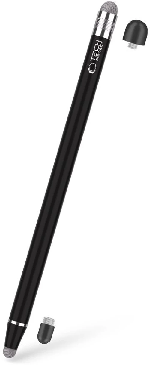 Tech-Protect Γραφίδα Αφής 4-Tip Touch Stylus Pen Black