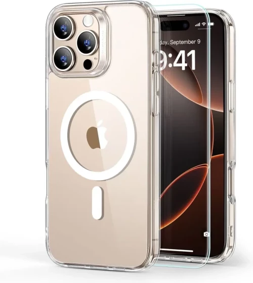 ESR Θήκη Classic Hybrid HaloLock + Tempered Glass iPhone 16 Pro Clear