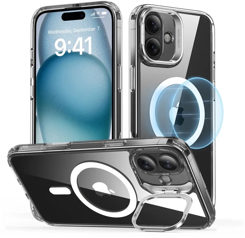 ESR Θήκη Classic Hybrid HaloLock Kickstand iPhone 16 Clear
