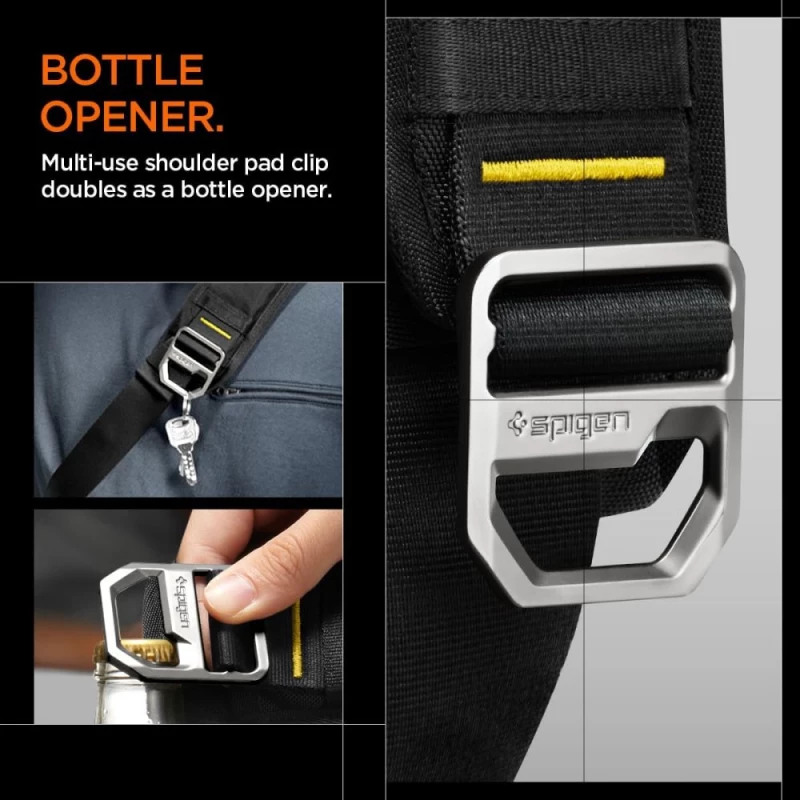 Spigen Τσάντα Ώμου / Χιαστί Black