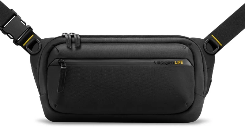 Spigen Τσάντα Ώμου / Χιαστί Black