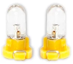 ΛΑΜΠΑΚΙΑ LED T3 12V LED 6.000K ΚΙΤΡΙΝΟ ΦΩΣ 8mm DGA - 2ΤΕΜ.