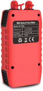 NOYAFA tester καλωδίων οπτικής ίνας NF-908L, 850-1625nm, -60~8dBm