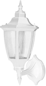 GLOBOSTAR® ENGLAND 202-0012 VINTAGE WALL LIGHT 1 X E27 IP44 - WHITE PLASTIC - L20 X W20 X Υ30CM