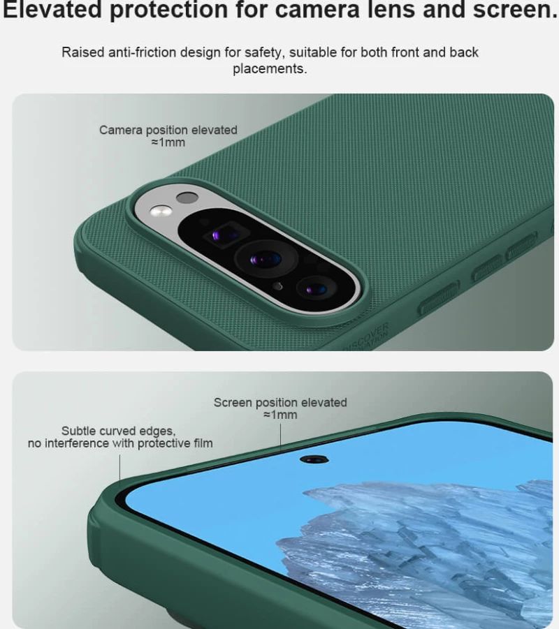 NILLKIN θήκη Super Frosted Shield Pro Magnetic για Google Pixel 9 Pro XL, μαύρη