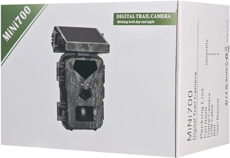 SUNTEK ηλιακή κάμερα κυνηγού MINI700, PIR, 20MP/1080p, SD, IP65