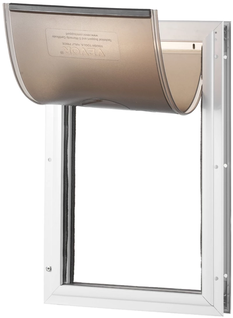 VEVOR Pet Door for Door with Lock and Magnetic Flap System Πλαίσιο αλουμινίου Large