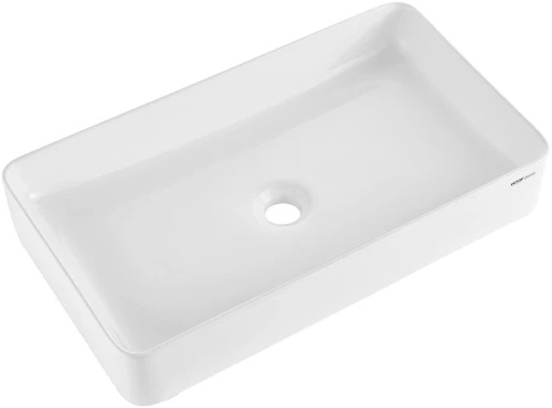 VEVOR Μοντέρνος Κεραμικός Νεροχύτης Μπάνιου 24"x13,8" Πάγκος Νεροχύτης Μπάνιου Λευκός