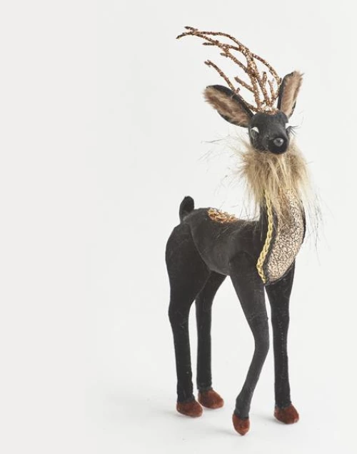 ΒΕΛΟΥΔΙΝΟΣ ΤΑΡΑΝΔΟΣ, ΜΑΥΡΟΣ, 13x5x29cm