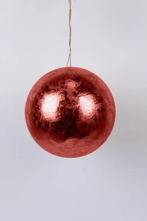 ΜΠΑΛΑ, ΜΕΤΑΛΛΙΚΟ ΚΟΚΚΙΝΟ, 30cm
