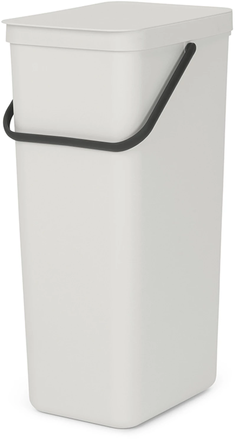 Brabantia 1005554 Κάδος Απορριμμάτων Πλαστικός Sort&Go 40L, Light Grey