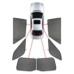 ΚΟΥΡΤΙΝΑΚΙΑ ΜΑΡΚΕ CAR SHADES ΓΙΑ LAND ROVER DISCOVERY 5D 2017+ - 6 ΤΕΜ.