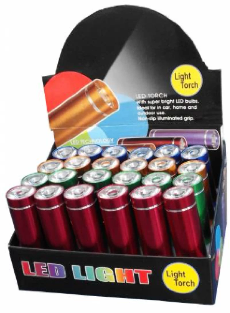 Φακός με 1 Led Μαύρο