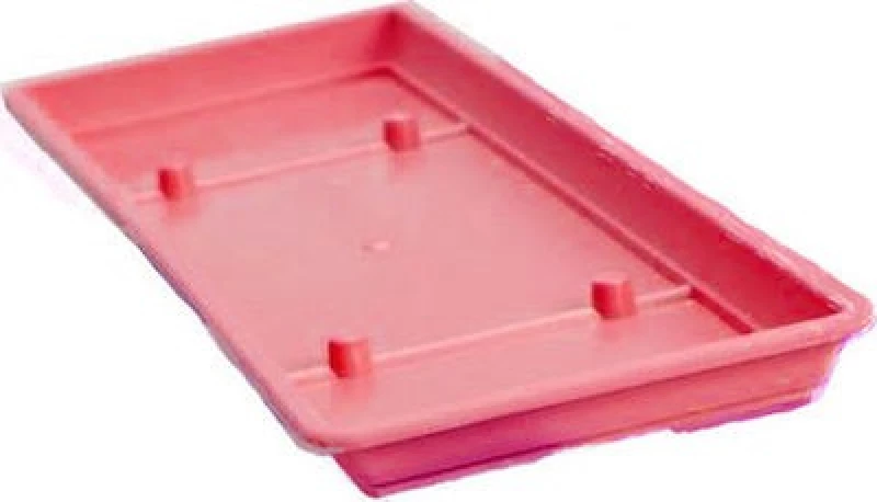 Πλαστικό Πιάτo Ζαρντινιέρας Micplast Mojito Μπορντώ 40P (35*15*3cm)