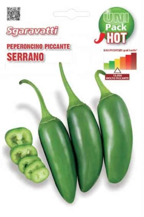 Καυτερή Πιπεριά Serrano 1gr