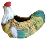 Κεραμική Κότα Καθιστή Πολύχρωμη 20cm×26,50cm