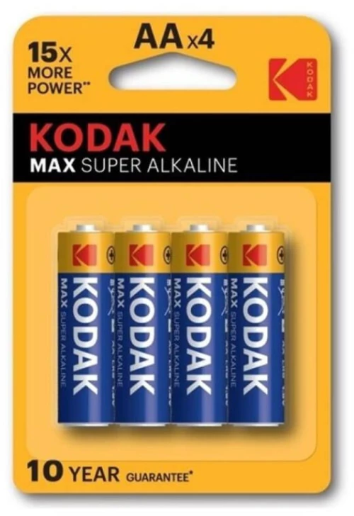 Kodak Max Αλκαλικές Μπαταρίες AA 1.5V 4τμχ - ( Κωδικός Προϊόντος : D-227746 )