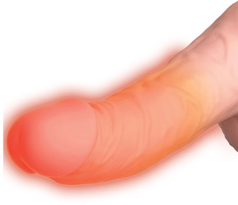 King Cock Triple Threat Thrusting Cock with Balls 16.5cm Light - ( Κωδικός Προϊόντος : D-230568 )
