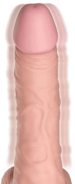King Cock Triple Threat Thrusting Cock with Balls 16.5cm Light - ( Κωδικός Προϊόντος : D-230568 )