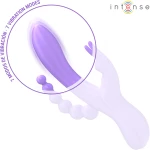 INTENSE - MIKO TRIPLE VIBRATOR RABBIT & STIMULATOR & ANAL 7 VIBRATIONS PURPLE - ( Κωδικός Προϊόντος : D-242085 )