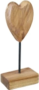 Ξύλινο διακοσμητικό καρδιά Υ36xM17xΠ12εκ