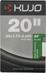 Kujo 553023 Αεροθάλαμος Ποδηλάτου 20 x 1.75/2.125 A/V (33mm)