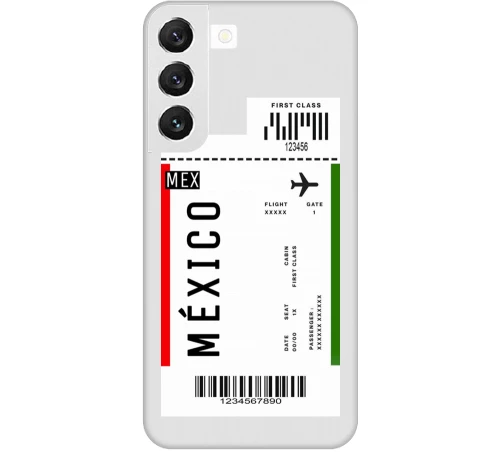 Travel To Mexico Silicone Διαφανη θήκη για Samsung Galaxy S23