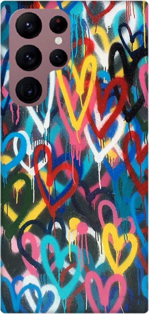Graffiti Silicone case θήκη για Galaxy S23 Ultra