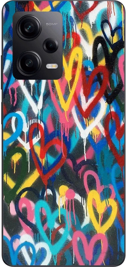 Graffiti Silicone Case θήκη για Xiaomi Redmi note 12 Pro+ Plus