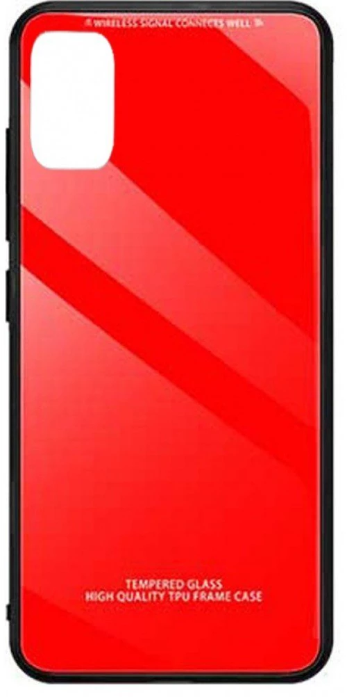 Θήκη GLASS Case Θήκη για SAMSUNG Galaxy A41 red