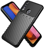 Θήκη Thunder Flexible Tough Rugged Cover TPU Case Θήκη για Huawei Y6p black