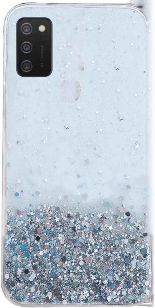 Wozinsky Star Glitter Shining Cover Θήκη για Samsung Galaxy A02s transparent