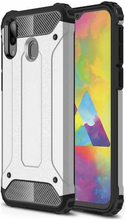 Armor Case Θήκη για Samsung Galaxy M20 silver