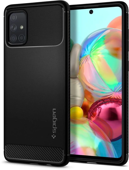 Spigen Rugged Armor Tough Case (ACS00565) Θήκη για Samsung Galaxy A71 matte black