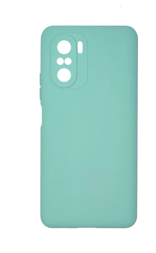 Silicone back cover Case Soft Flexible Rubber Cover Θήκη για Xiaomi Poco F3 mint*