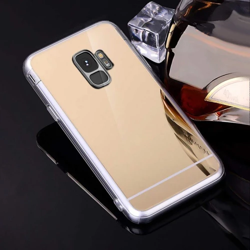 Forcell TPU Silicone Mirror Θήκη για Samsung Galaxy A8 2018 gold