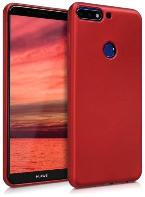 Jelly Case Flash Mat for Huawei Honor 9 Lite red
