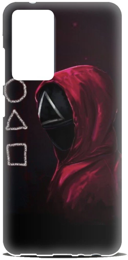 Squid Game Silicone case Θήκη για Xiaomi Redmi Note 10 / 10s black-red