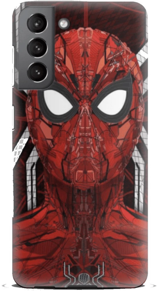 Spiderman Silicone case Θήκη για Samsung Galaxy S21 Edition 2 red