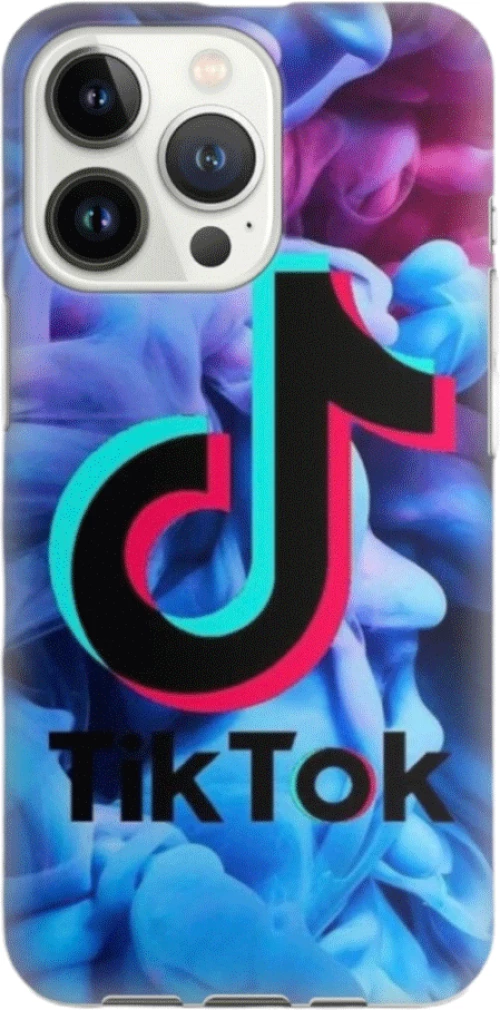 Tik Tok Silicone case Θήκη για Iphone 13 Pro blue