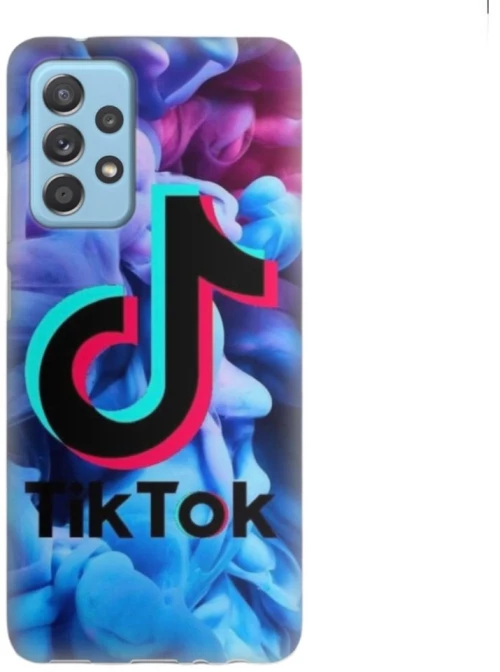 Tik Tok Silicone case Θήκη για Samsung Galaxy A32 5G blue