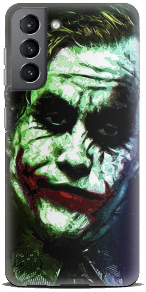 Joker Silicone case Θήκη για Samsung Galaxy S21 Plus green
