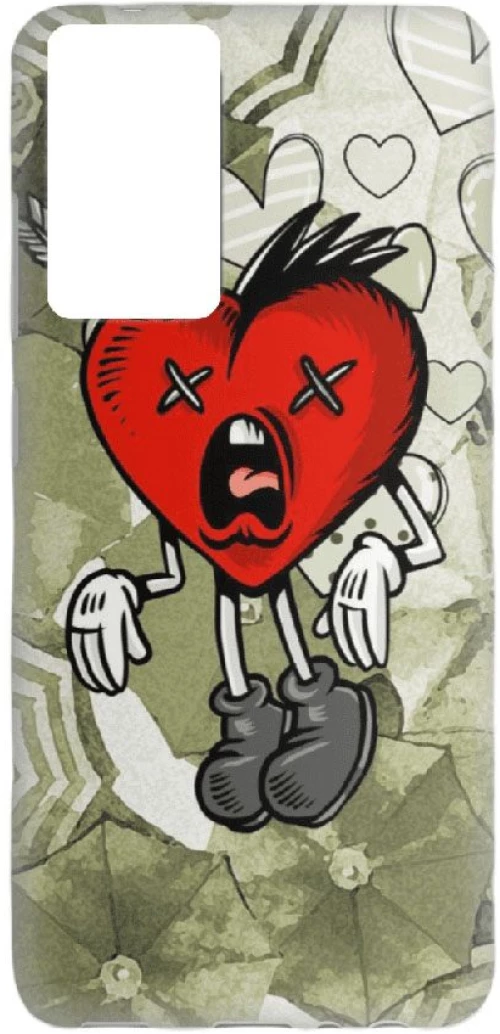 Heart Silicone case Θήκη για Samsung Galaxy S20 FE red