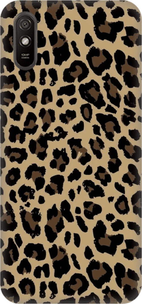 Animal Print Silicone case for Xiaomi Redmi 9A leopard