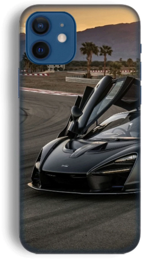 Supercar Silicone case Θήκη για Iphone 12 black