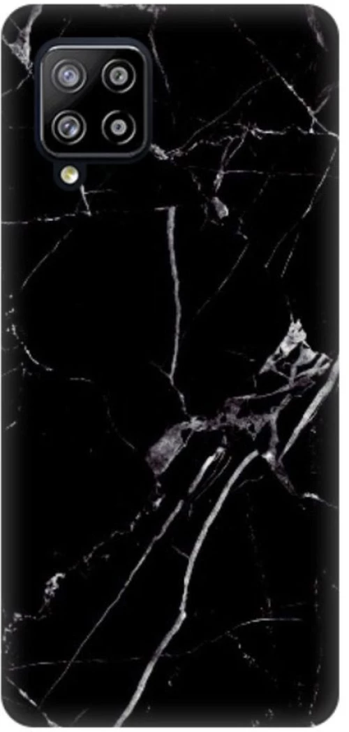 Marble Silicone case Θήκη για Samsung Galaxy A12 black